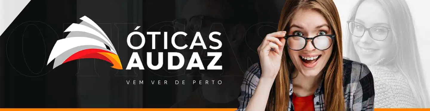 banner óculos óticas audaz