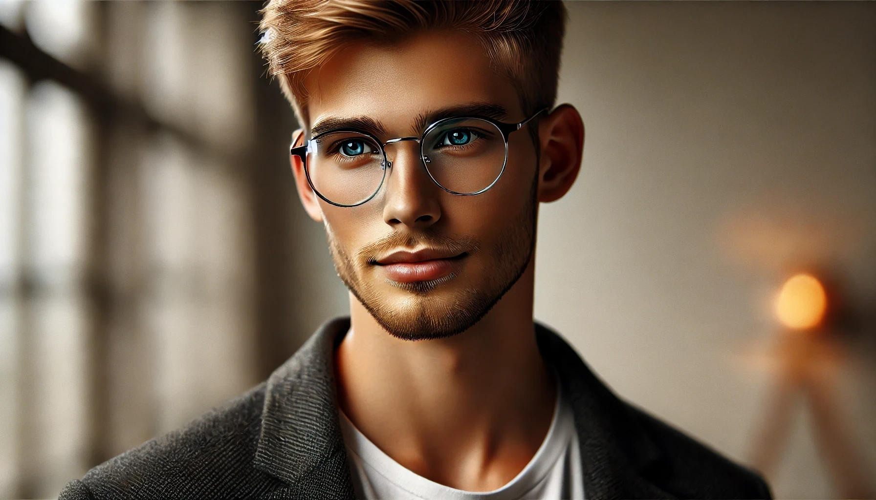 Oculos Grau Masculino Redondo