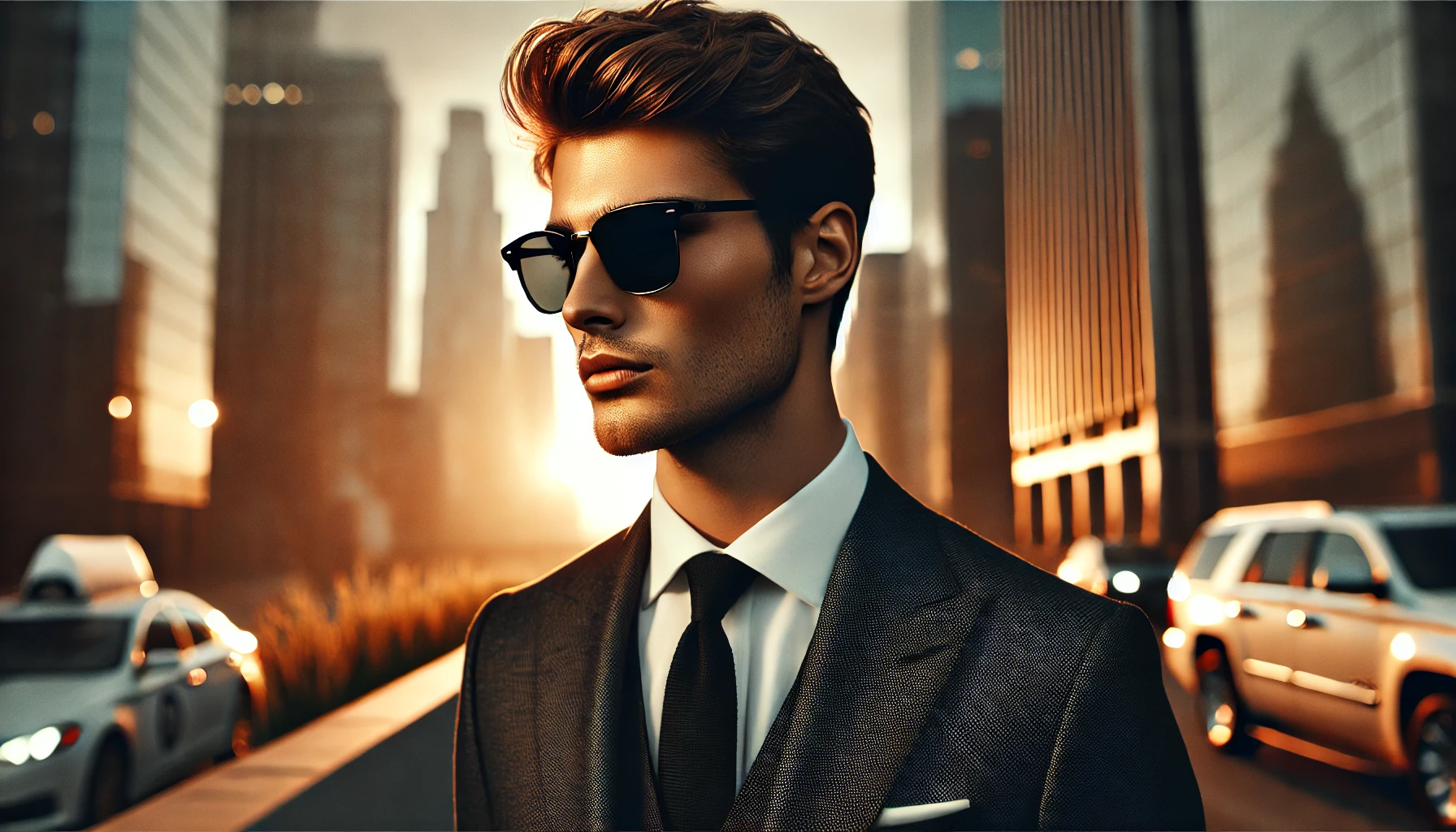 Óculos de Sol Redondo Masculino