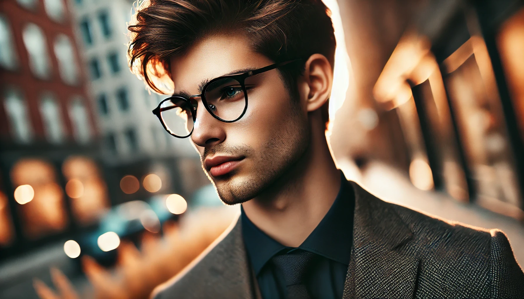 Armação de Óculos Redondo Masculino