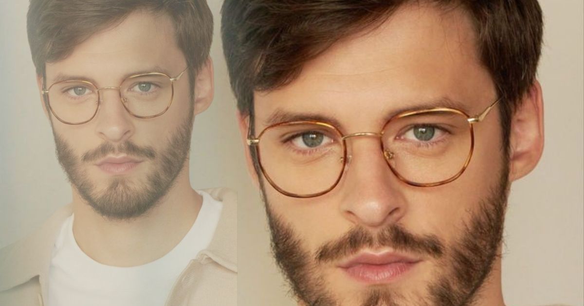 Óculos de Grau Masculino Redondo
