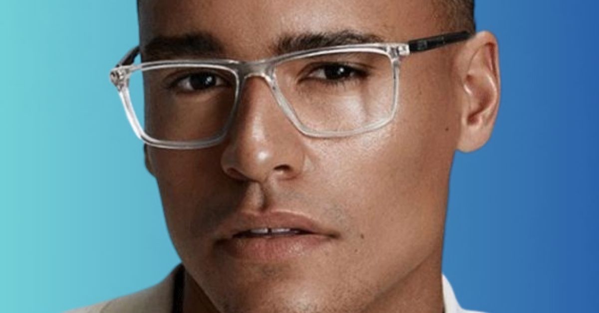 Armação de Óculos Masculino Transparente