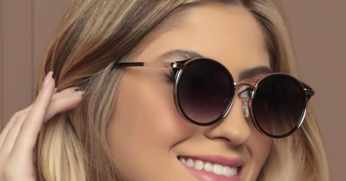 Oculos de Sol Feminino Redondo Votorantim SP