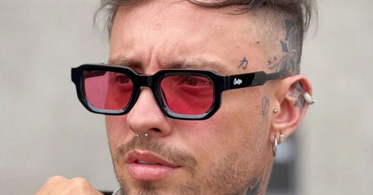 Oculos Escuro Retangular