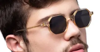 Oculos Hexagonal Masculino
